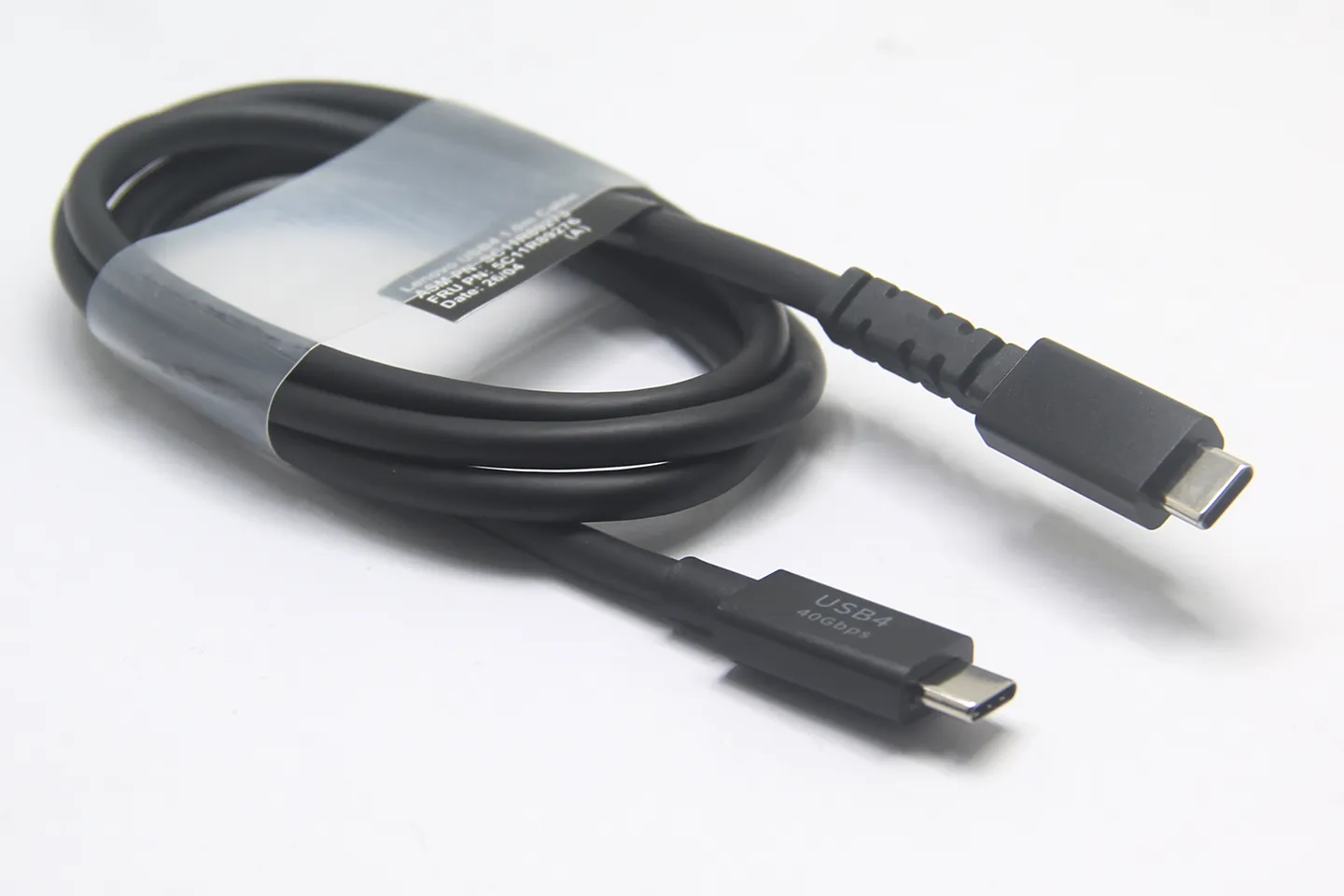 原装联想 ThinkPad USB4 Smart Dock 5500/5000扩展坞专用线 原配线 1米长 50V 5A 240瓦 40G数据线 显示器连接线 充电线