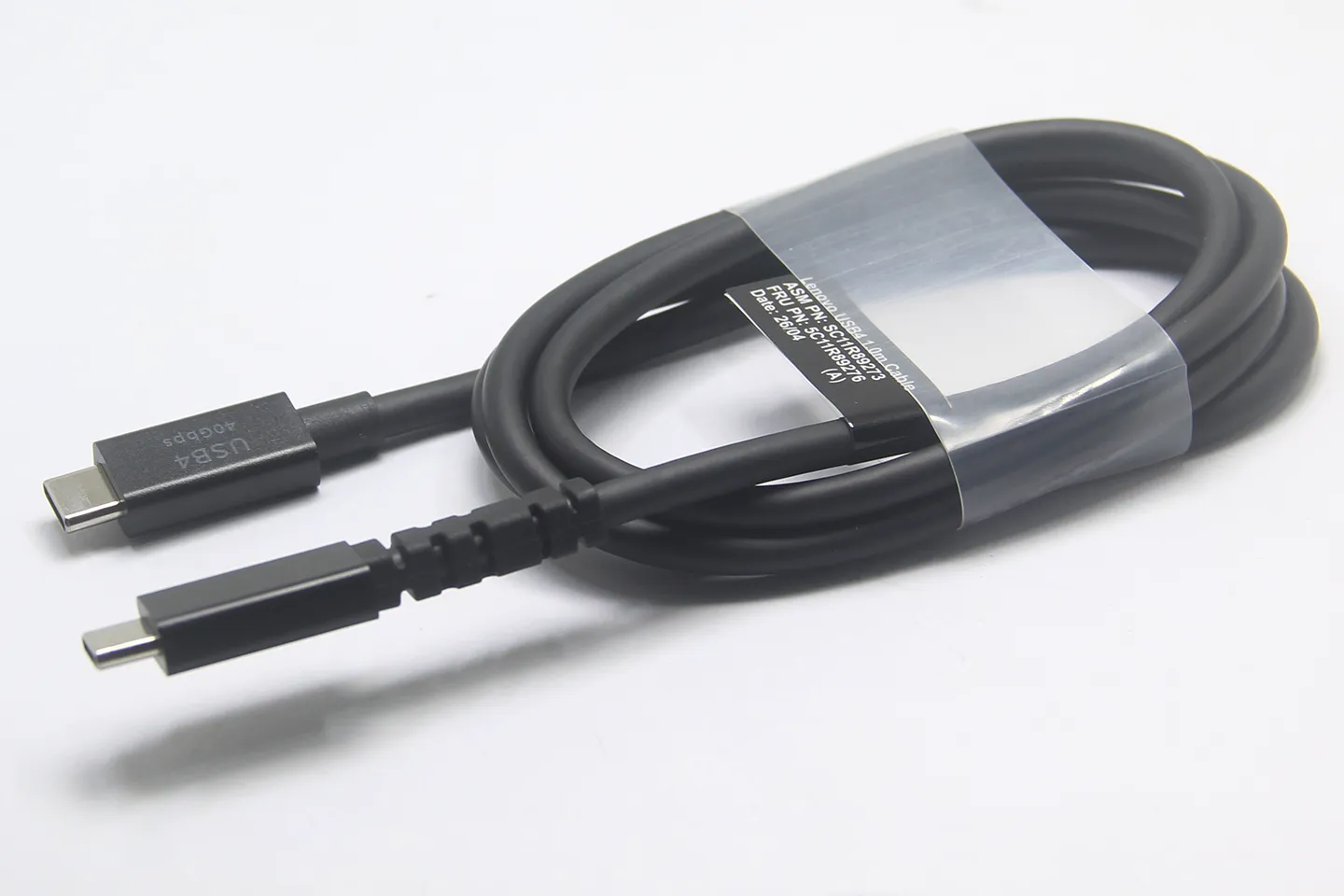 原装联想 ThinkPad USB4 Smart Dock 5500/5000扩展坞专用线 原配线 1米长 50V 5A 240瓦 40G数据线 显示器连接线 充电线