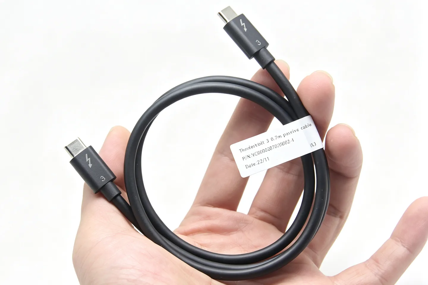 原装Lintes过英特尔认证 Thunderbolt3雷电C数据线40G高速传输笔记本外接拓展坞 5k 显示器100W