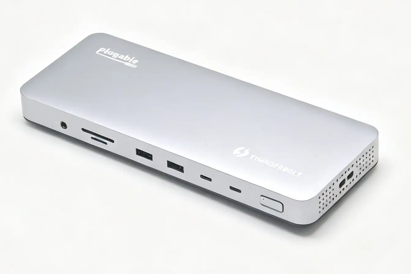 Plugable 雷电4扩展坞TBT-UDM Win/Mac电脑外扩双HDMI2.0 4K60hz or 8K /SD 96瓦PD 多接口Gen2 Plugable 雷电4扩展坞TBT-UDM Win/Mac电脑外扩双HDMI2.0 4K60hz or 8K /SD 96瓦PD 多接口Gen2