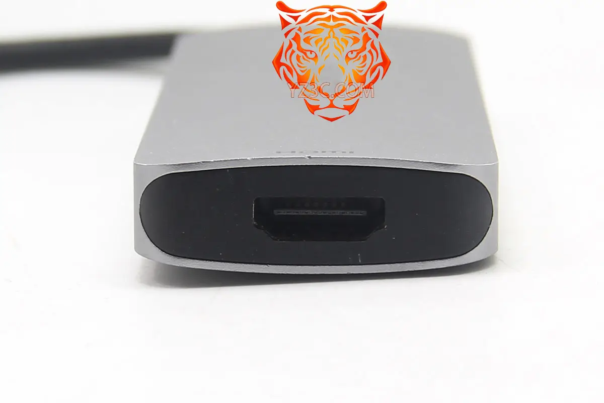便携式全功能C USB-C 扩展坞 支持雷电3/4/5等C口笔记本电脑 外扩2个HDMI/1个SD卡/3个USB3.0/1个micro SD