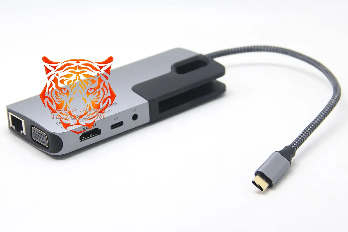 全功能C 棉线数据线 便携式 扩展坞 外扩多个USB3.0 SD卡 千兆网卡 HDMI 支持win和Mac等系统的电脑 /三星DEX