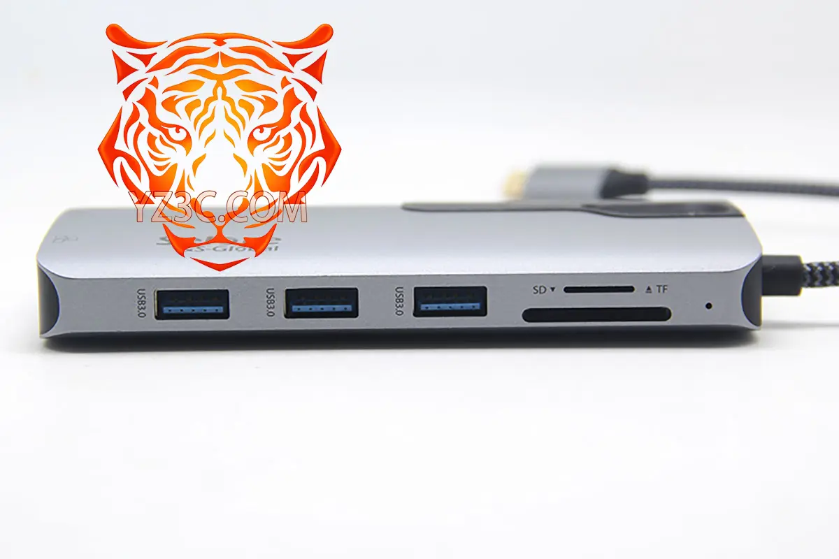 全功能C 棉线数据线 便携式 扩展坞 外扩多个USB3.0 SD卡 千兆网卡 HDMI 支持win和Mac等系统的电脑 /三星DEX
