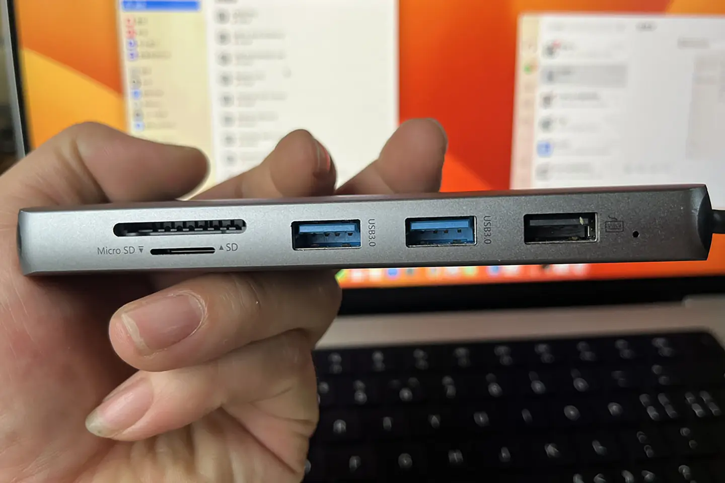 便携式 苹果Macbook Air Pro笔记本电脑专用扩展坞 外接双4k 60hz显示器 千兆网卡 SD卡槽 USB3.0接口 3.5mm等