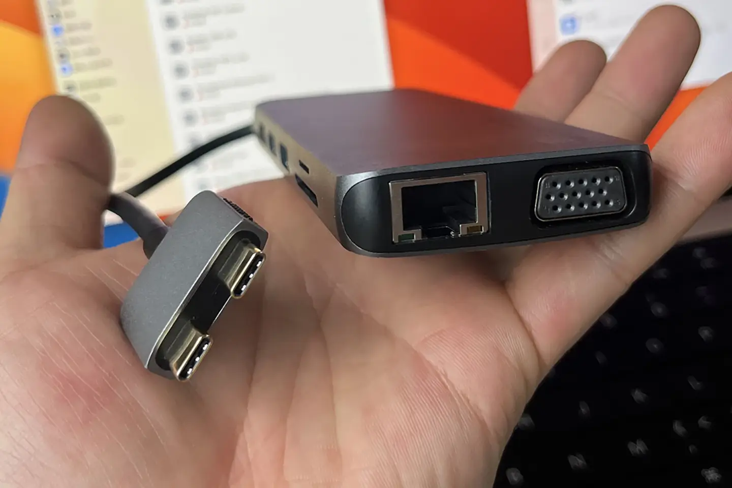 便携式 苹果Macbook Air Pro笔记本电脑专用扩展坞 外接双4k 60hz显示器 千兆网卡 SD卡槽 USB3.0接口 3.5mm等