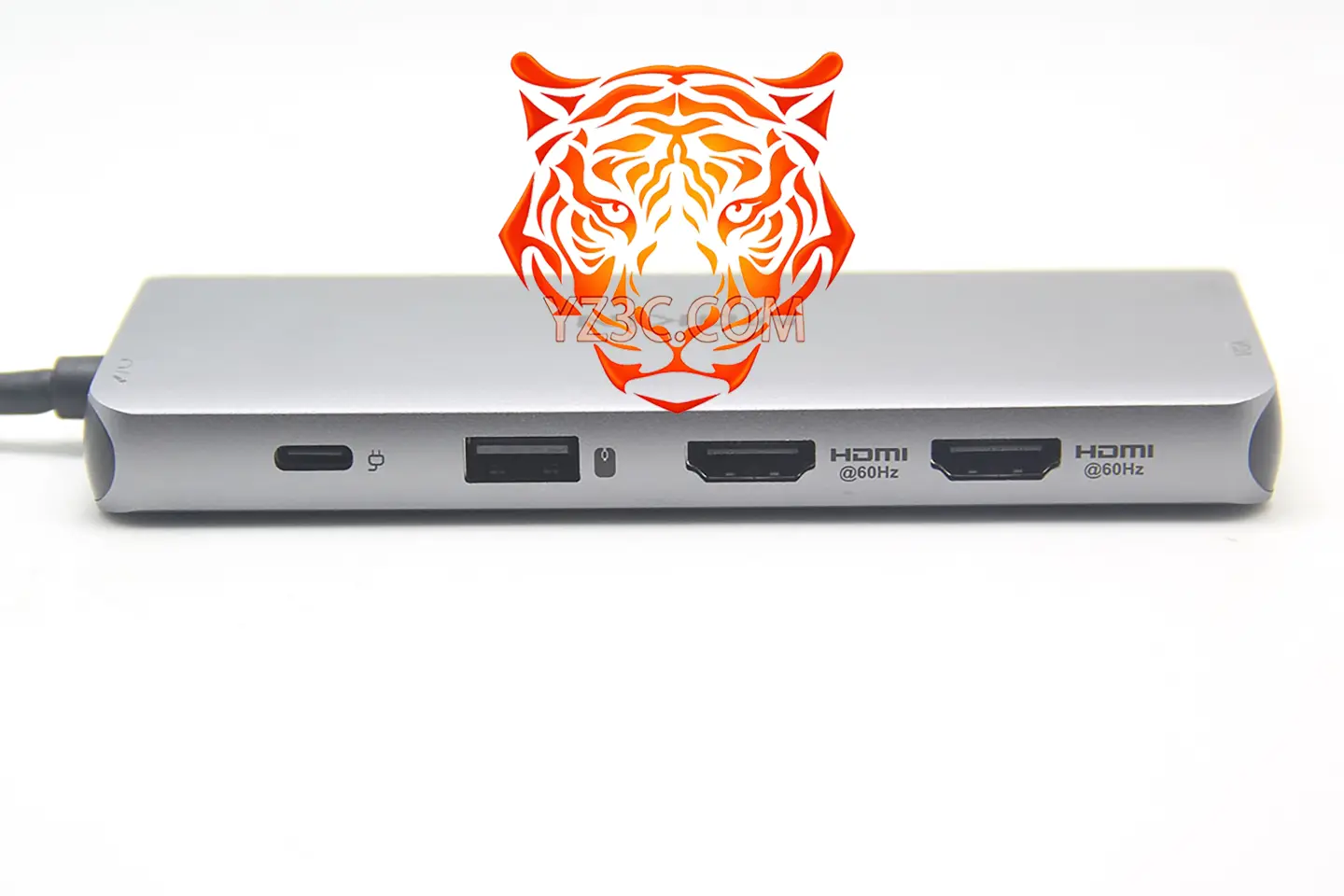便携式 苹果Macbook Air Pro笔记本电脑专用扩展坞 外接双4k 60hz显示器 千兆网卡 SD卡槽 USB3.0接口 3.5mm等