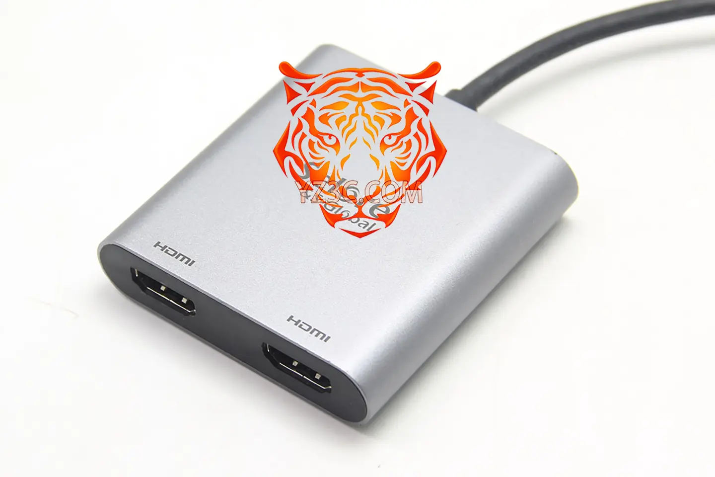 便携式 Win Chromeos 全功能C/雷电3 4 5转HDMI USB-C to HDMI 一分二 MST协议外接多屏/ Macos外接1个显示器