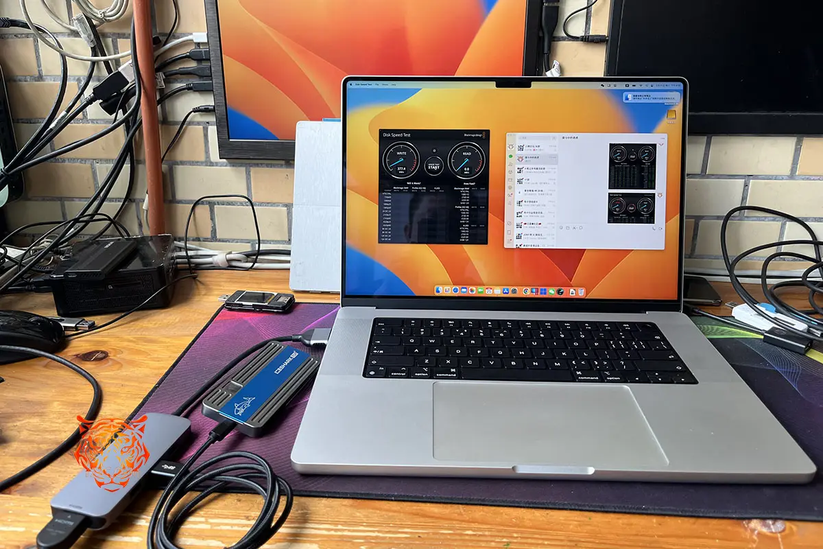 便携式苹果笔记本专用扩展坞M4 M5 Macbook Air外扩2个HDMI 双4k 60hz多功能高速集线器转换器多个USB3.0/SD卡