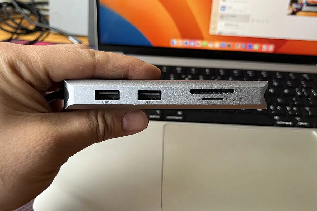 便携式 9合1 拓展坞 MST协议双HDMI和DP口 外接3个高清屏 87瓦PD供电 USB2.0和USB3.0 TF卡/SD卡 4k 60hz