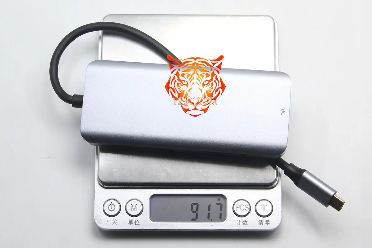 便携式 9合1 拓展坞 MST协议双HDMI和DP口 外接3个高清屏 87瓦PD供电 USB2.0和USB3.0 TF卡/SD卡 4k 60hz