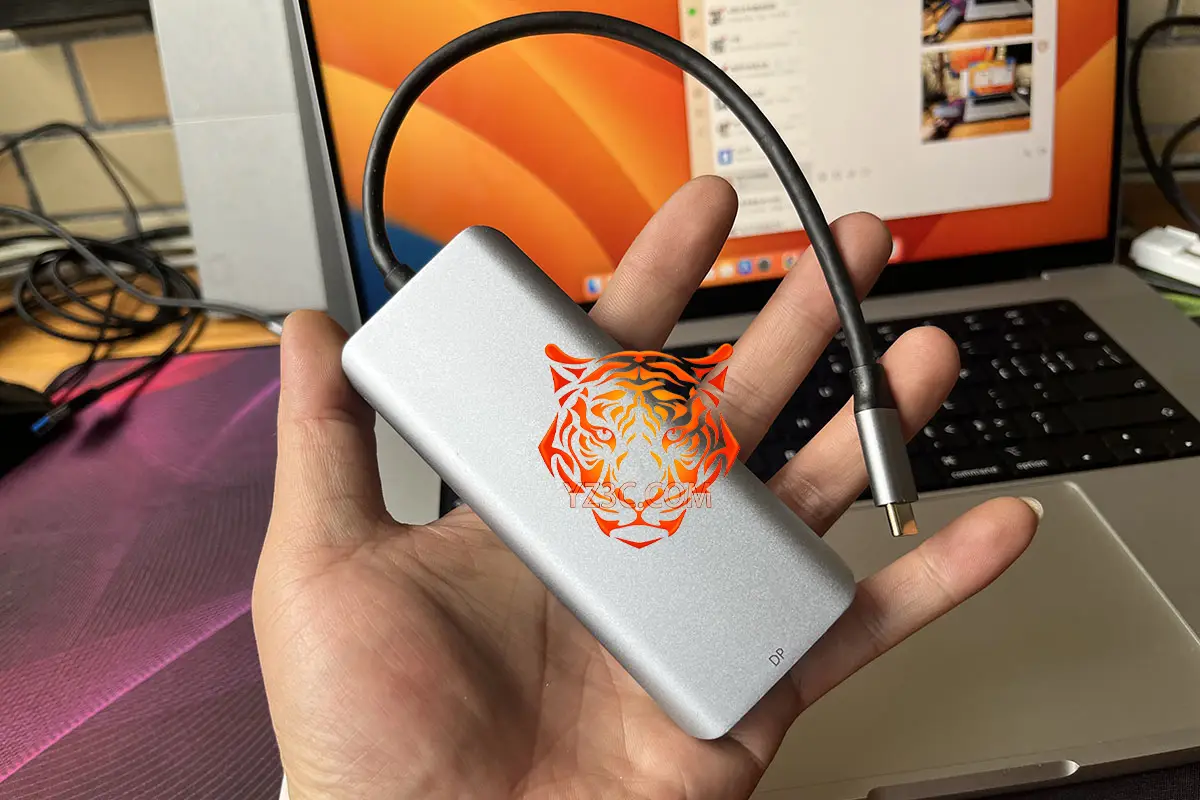 便携式 9合1 拓展坞 MST协议双HDMI和DP口 外接3个高清屏 87瓦PD供电 USB2.0和USB3.0 TF卡/SD卡 4k 60hz