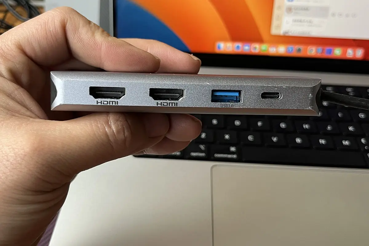 便携式 9合1 拓展坞 MST协议双HDMI和DP口 外接3个高清屏 87瓦PD供电 USB2.0和USB3.0 TF卡/SD卡 4k 60hz