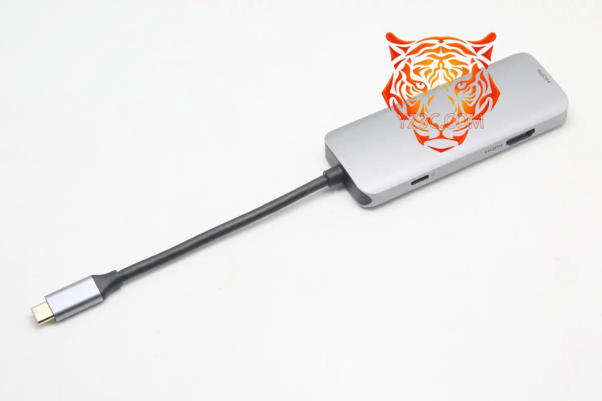 便携式6合1扩展坞 外扩双HDMI 笔记本电脑 全功能C/雷电C接口 扩展坞兼容Mac/xps/Thinkpad/surface/华硕等