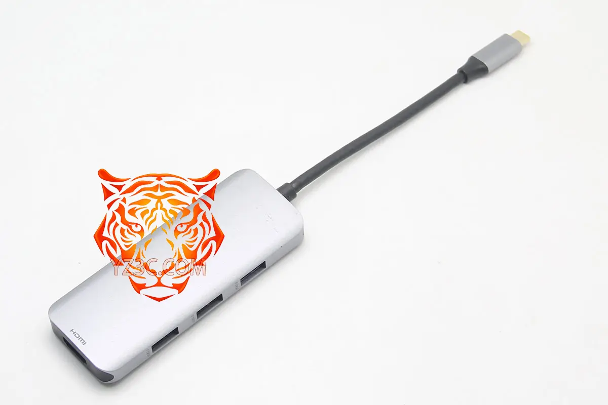便携式6合1扩展坞 外扩双HDMI 笔记本电脑 全功能C/雷电C接口 扩展坞兼容Mac/xps/Thinkpad/surface/华硕等