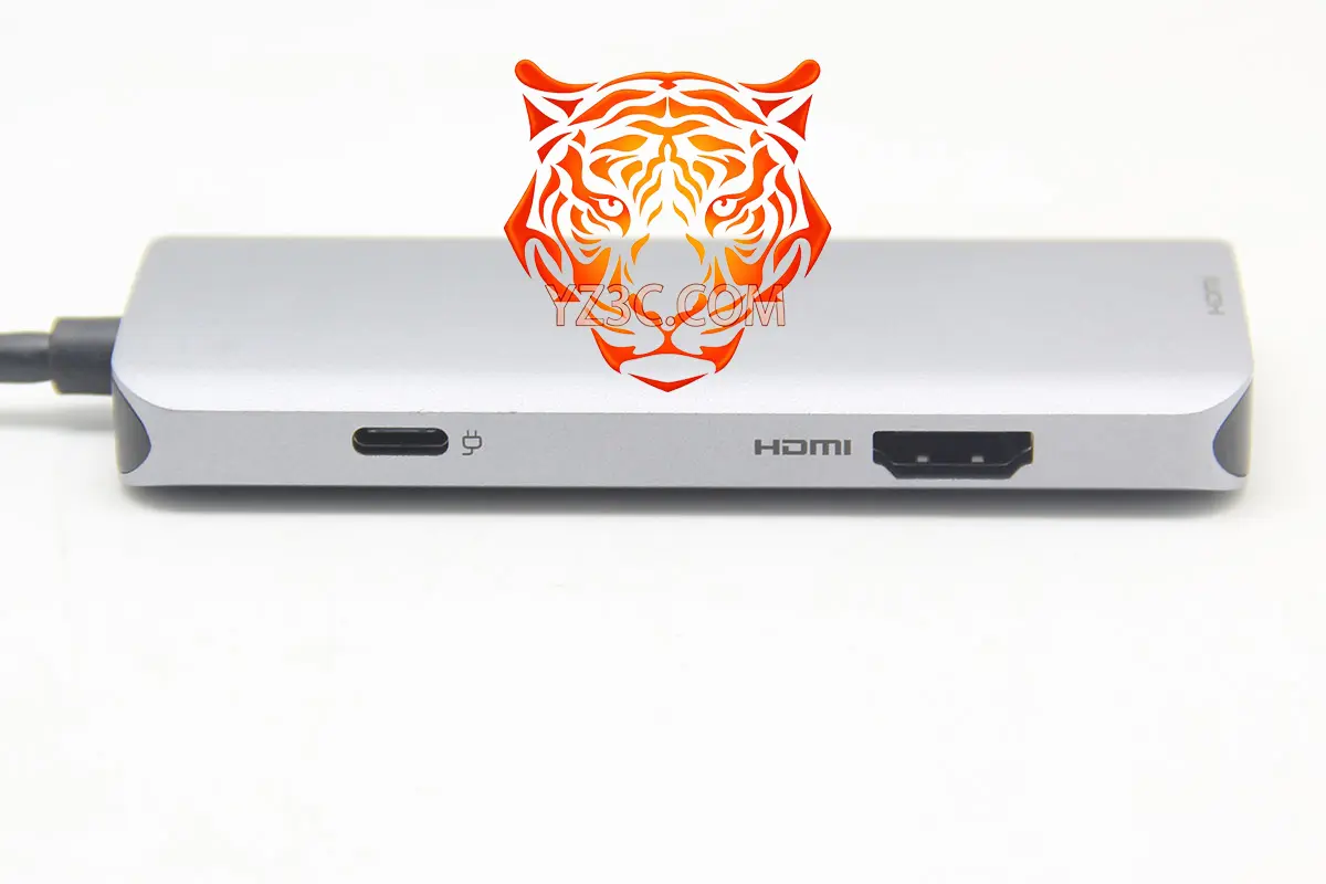 便携式6合1扩展坞 外扩双HDMI 笔记本电脑 全功能C/雷电C接口 扩展坞兼容Mac/xps/Thinkpad/surface/华硕等