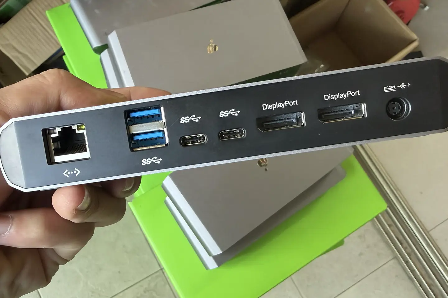 IOGEAR Thunderbolt Docking Station雷电C扩展坞M4/M5外扩双4k 3个10G接口千兆网卡PD60瓦供电 支持144hz