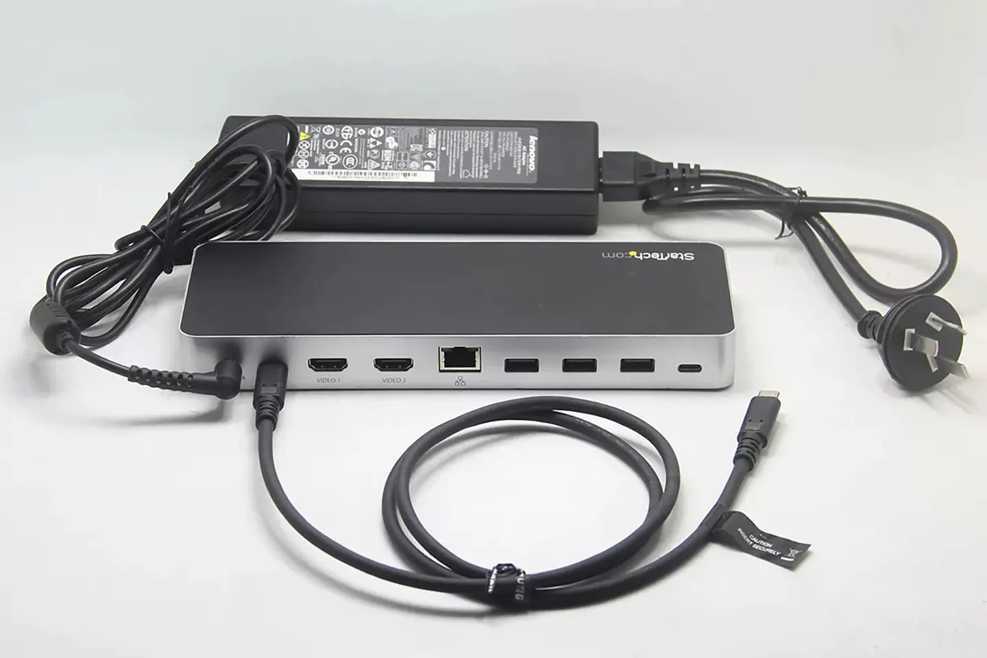 Startech MST30C2HHPD全功能C扩展坞XPS Thinkpad X1C surface pro等外接双显示器PD60瓦