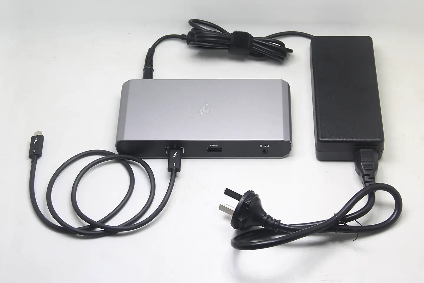 IOGEAR Thunderbolt Docking Station雷电C扩展坞M4/M5外扩双4k 3个10G接口千兆网卡PD60瓦供电 支持144hz